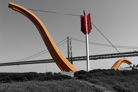 Cupid's Bow and Arrow north of Bay Bridge